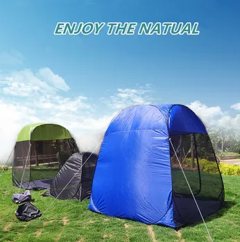 Summer Mesh Beach Tent Pop Up Portable Outdoor Mosquito Net Mesh Screen Beach Tent Sun Shade Shelter