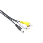3 1 4 Pin Cable Camera Cctv Aviation Connector To Male Female RCA DC 3 1 Cctv Cable For Car Backup Camera
