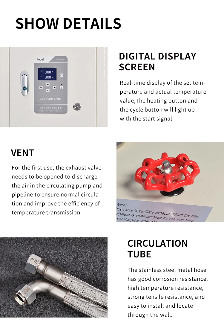Control System Circulation Heater, 300, 380V, 0 ~ 300℃ - detail 8