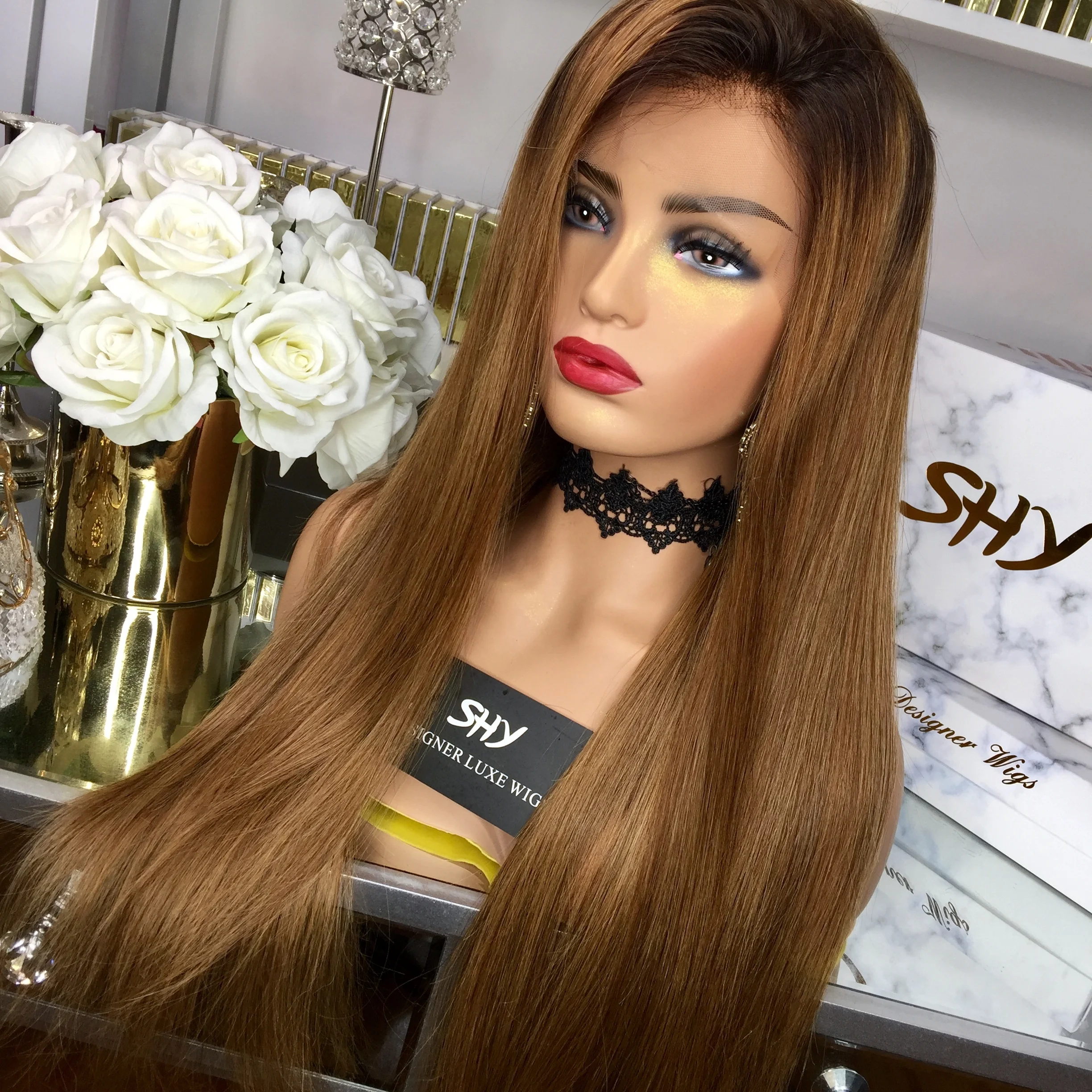 glueless lace wigs with band