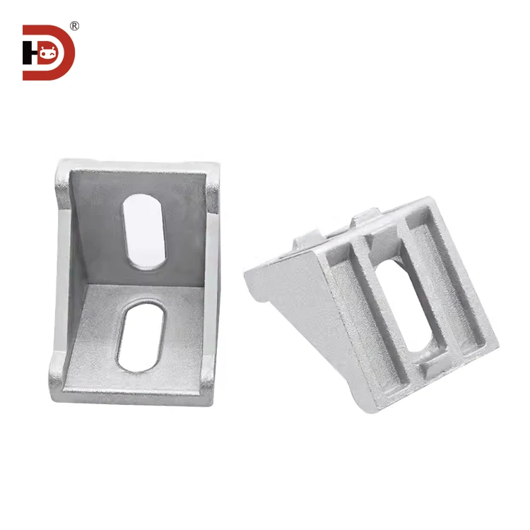 4040 Die Cast Aluminum Profile 4040 Corner Code Right Angle Connector Thickened Corner Seat 40 Series Connector factory