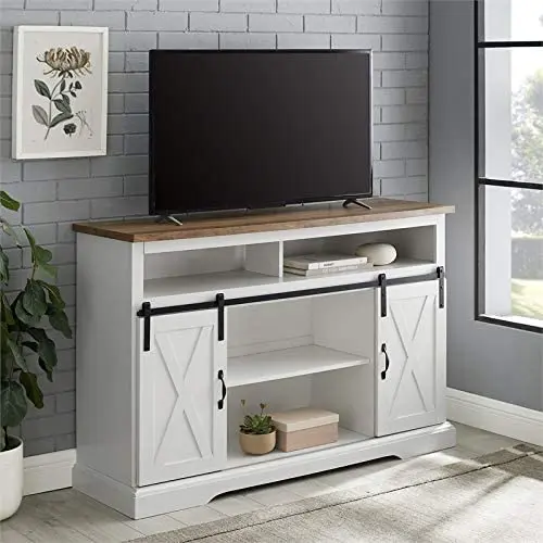 2021 Factory Price Modern White Wooden Lcd White Storage Wood Cabinet Tv Stand