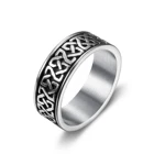 Jewelry Celtic OEM ODM Hip Hop 316 Stainless Steel Jewelry Viking Nordic Celtic Knots Band Ring