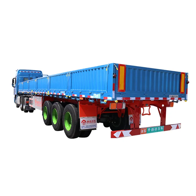 3 axles fence cargo semi trailer cargo box semi trailer enclosed trailer cargo