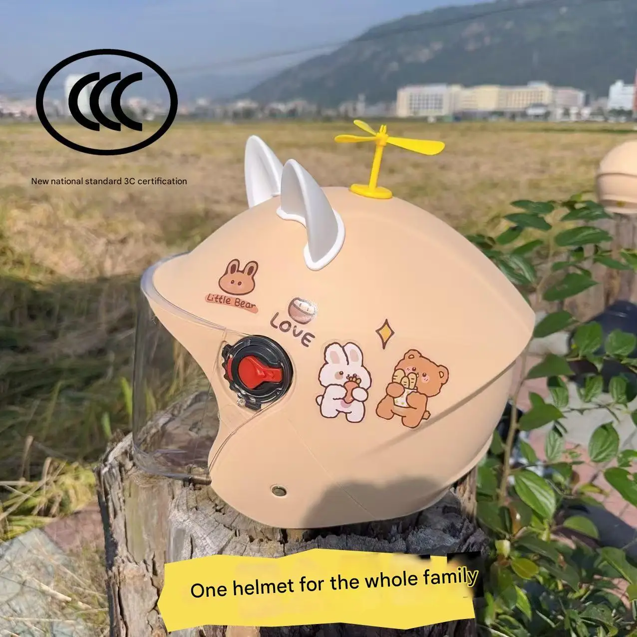 New Cute Trendy ABS Half Helmet for Kids Baby Toddler Boys & Girls Light Safety for Electric Vehicle & Motorcycle Use