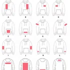 Moq 1pcs New Custom Logo Low MOQ 100% Cotton Plain Hoodies Men