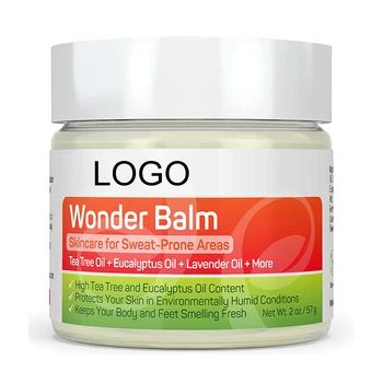 OEM ODM Skin Care Cream Sweat Gel Anti Dry Repair Cracked Feet Cream Tea Tree Oil Itchiness Balm Eucalyptus 0il Anti Itch Cream