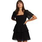 Clothes Daily Ladies' Clothing Ladies' Summer Clothes Flowers And Leisure Corset Lotus Leaf Dress