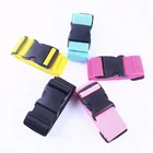 Tsa Lock Luggage Strap Promotional Custom Logo Recycled Sublimation Polyester Tsa Lock Travel Luggage Strap