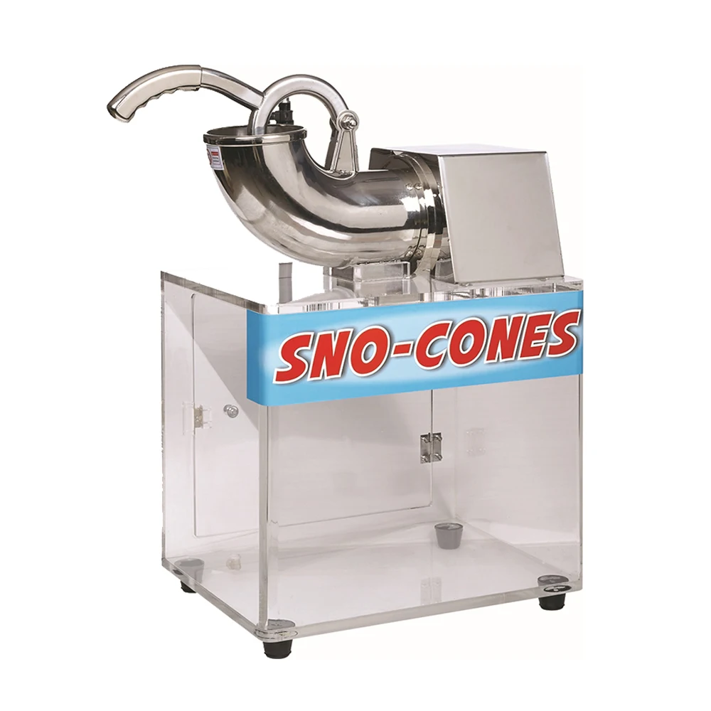 All Stainless Steel Ice Shaver Maker Snow Cone Machine Sno Shaved Icee Electric 