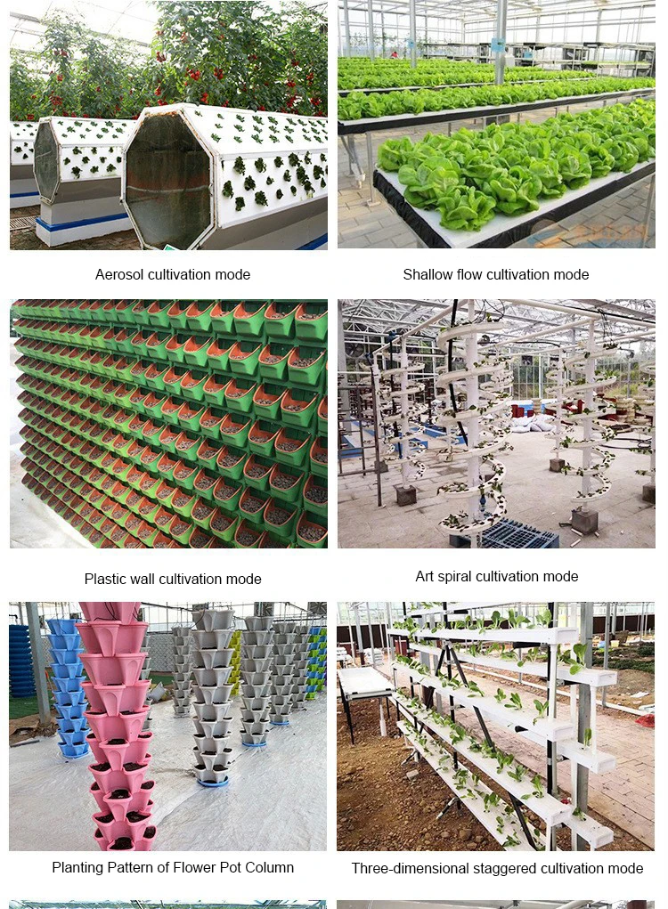 Manufacturers Supply Spiral Hydroponics Planting Vertical Airoponic