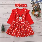 Girls' Wholesale Customizable Girls' Christmas Clothes Girls' Lovely Suits