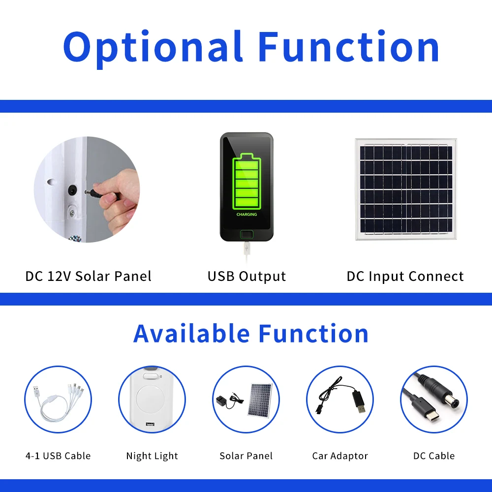 Pedestal Solar Fan, DC 12V, 18 - detail 14