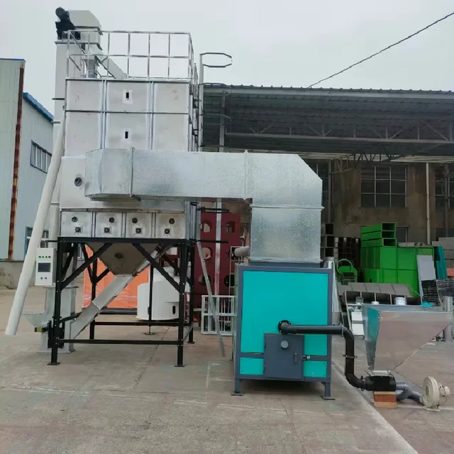3T Per Batch Low Temperature Stainless Steel Coffee Beans Drying Machine Mini Dryer for Paddy Maize Wheat
