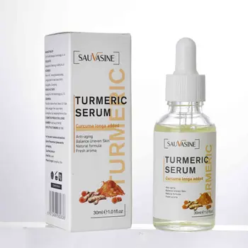 Private Label 30ml Natural turmeric faceserum Best Ginger Lightening Skin Care Smoothing Firming Anti Age Tumeric Serum Organic