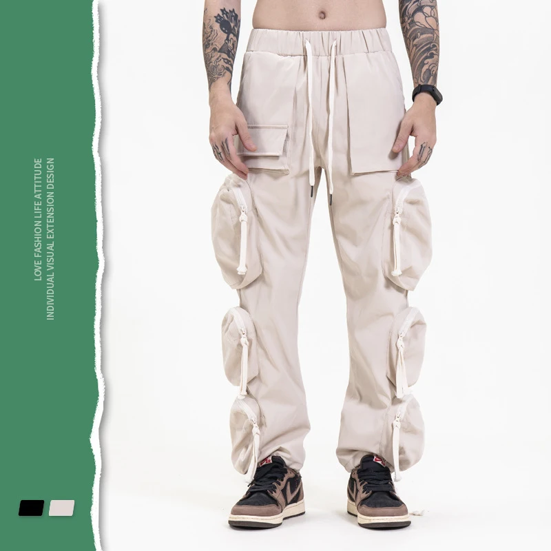 multi pocket cargo pants for men