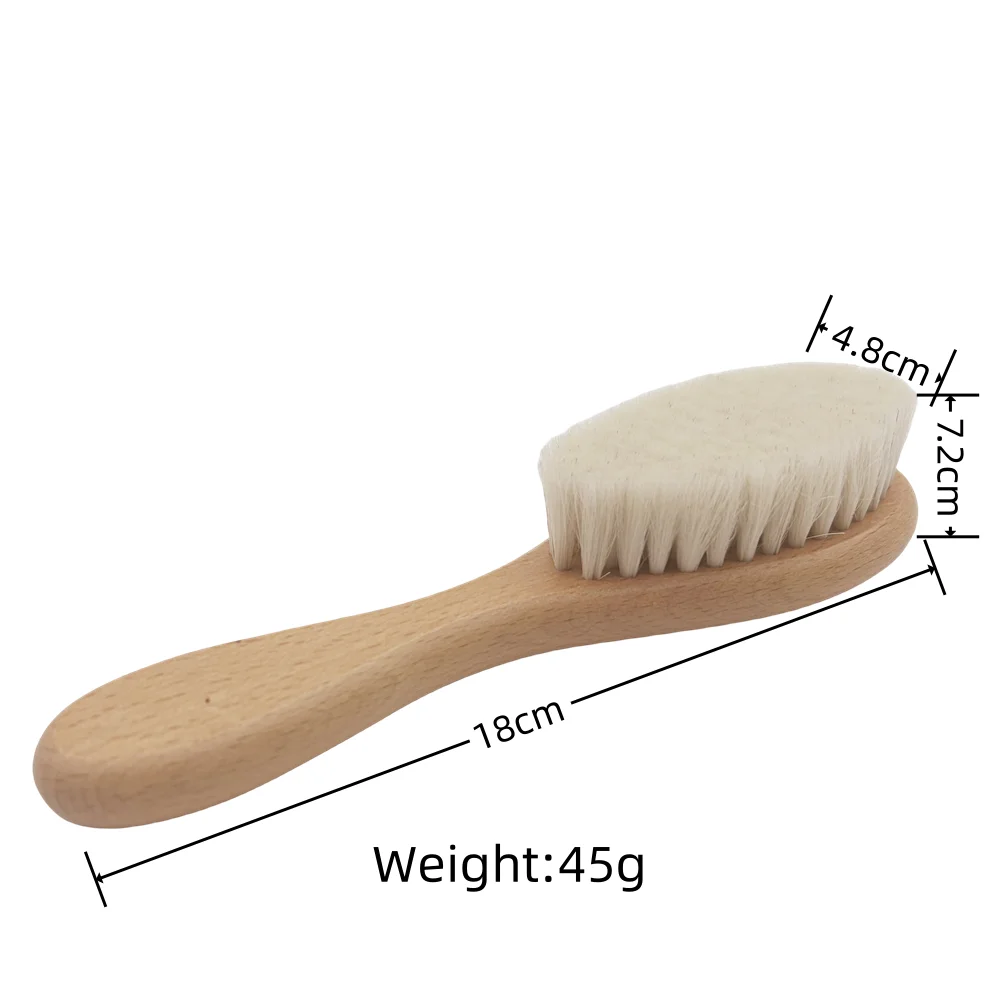 100 Natural Eco Friendly Soft Wool Bristle Baby Hair Brush Buy 100 Natural Reycled Eco