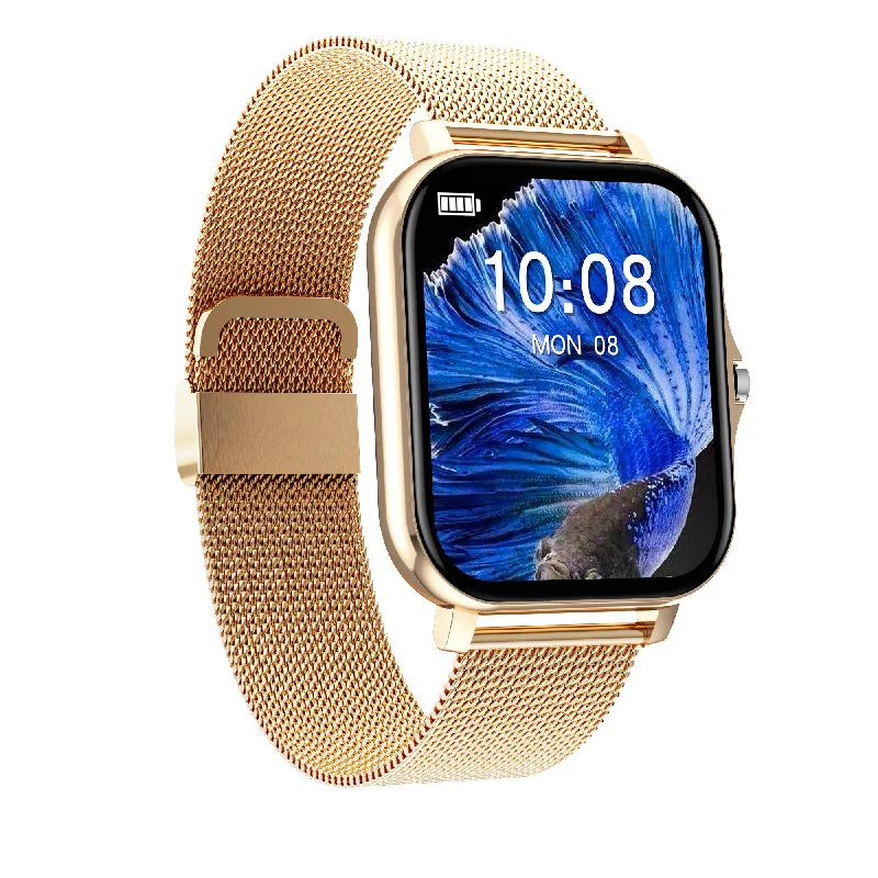 c 005 tft lcd touch screen smart watch gold free sample