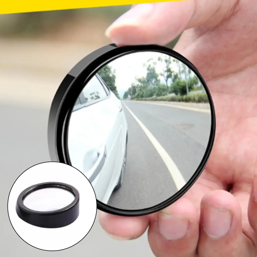 Blind Spot Car Mirror Set Adjustable Rear Side View Convex Glass 360 Wide Angle 