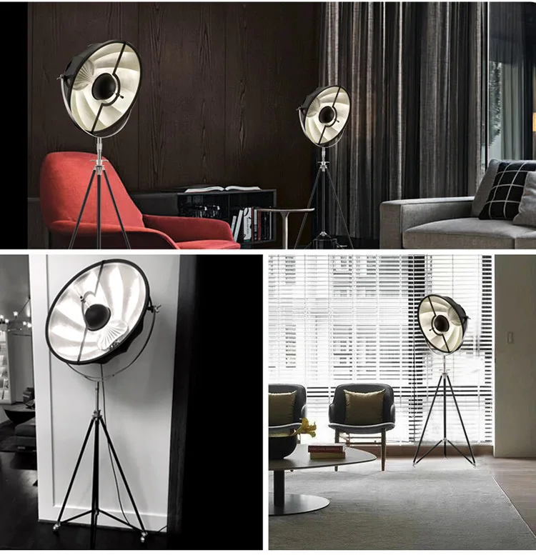 Modern Art Style Photostudio Vintage Tripod studio floor lamp standing lamp