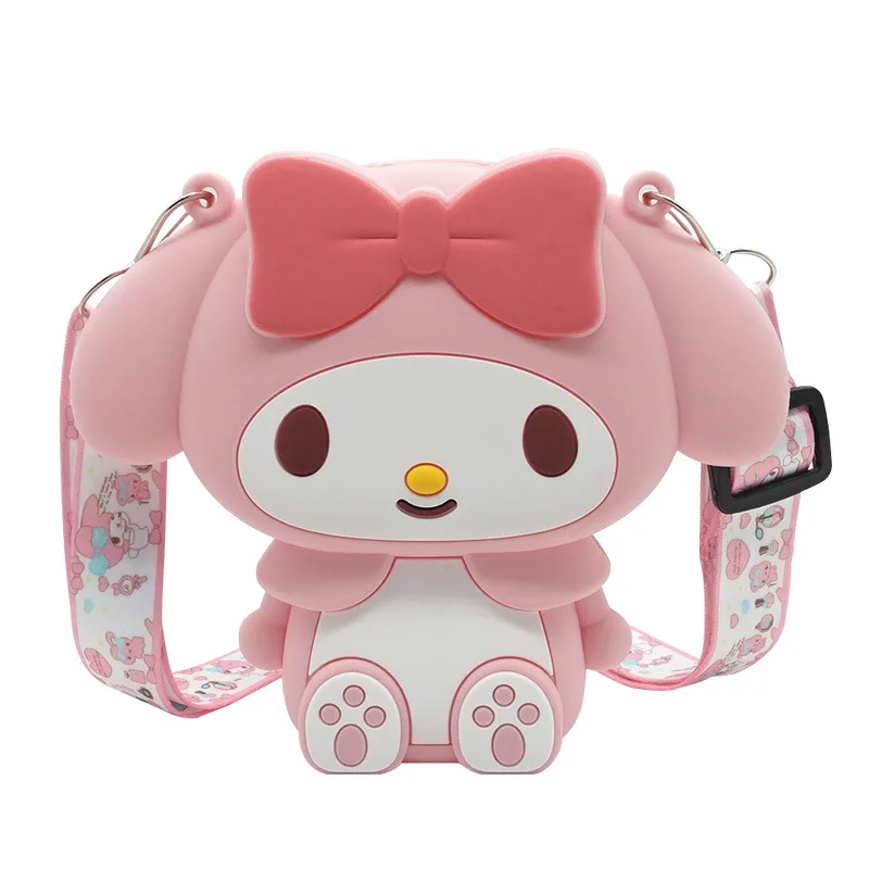 Best Selling Lovely Girl Cartoon Small Single-Shoulder Silicone Messenger Bag