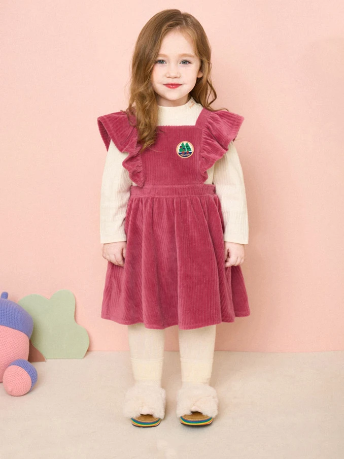 New arrival hot sale kids clothing sets autumn winter casual cotton corduroy fabric girls clothing sets kids girls outfits