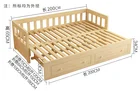 Wood Sofa Factory Outlet Wooden Without Mattress 3 Drawers Space Saving Living Room Wood Sofa For Living Room