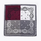 Made Custom Factory Made 100% Silk Satin Women Square Custom Printed Silk Scarf