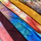 Polyester Fabric Hot Sale New Style DTY Brush Tie Dye 95 Polyester 5 Spandex Customozed Fabric