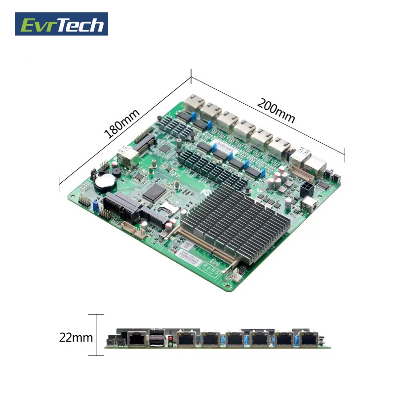 ITX Intel J1900 DDR3 Fanless VGA Display 6 RJ45 LAN Port Ethernet Pfsense Server Firewall Scheda Madre Industrial Motherboard 2 2.jpg