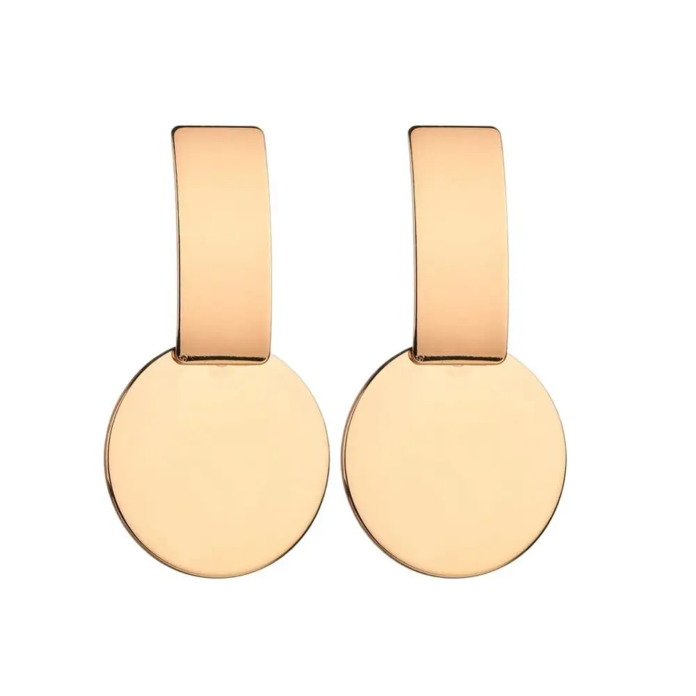 Fashion Statement Earrings Big Geometric Round Earrings For Women