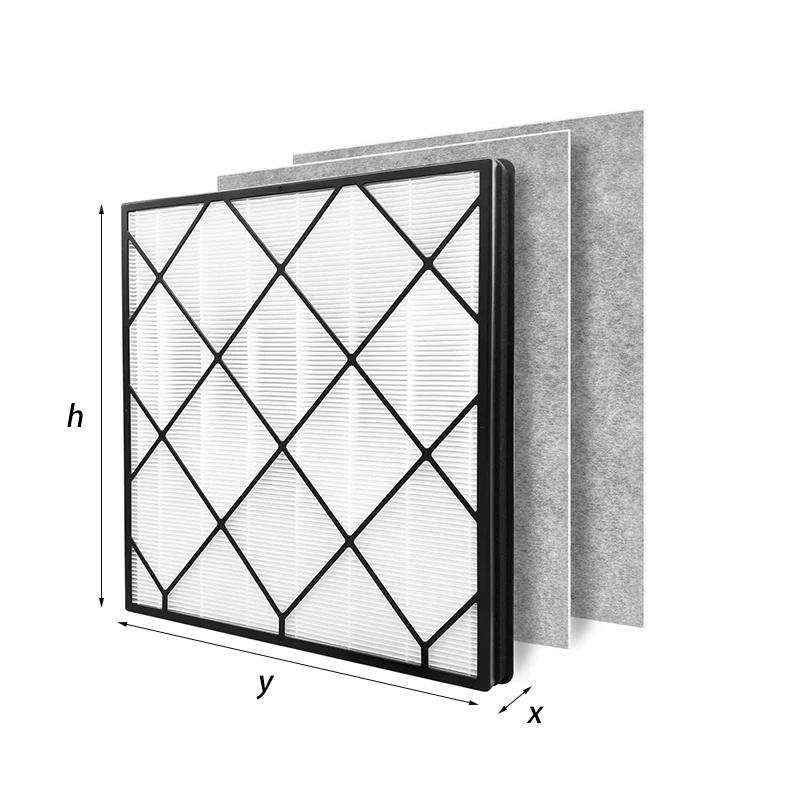 product air purifier true hepa filter replacement compatible with sharks he400 he401 he401c air purifier parts h13-1