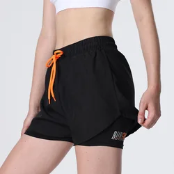 High Quality Casual Quick Dry Running Breathable Anti-Exposure Woman's Sports Shorts Loose Gym Girls Shorts