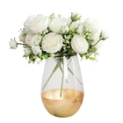 Bridal Flower 5 Heads Bundle Colorful Peonies Bridal Bouquets Artificial Flower For Home Decoration