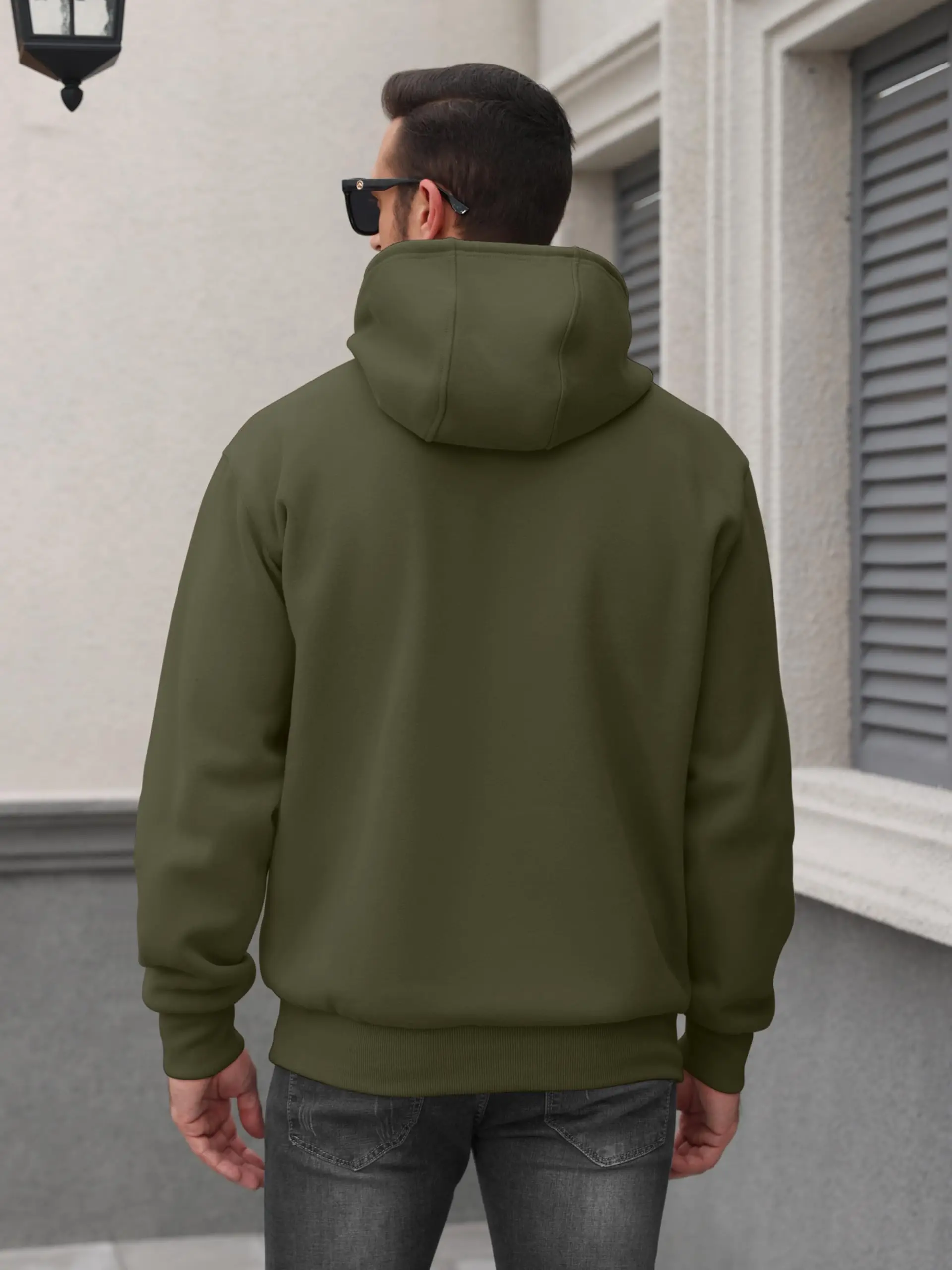Heavy Weight Custom Zip Hoodie with Zipper Thick Full Zip up Hoodies Unisex Men's Loose Fit 1/4 Zip Pullover Sweatshirt H007b4bac4a3448b4a805faa2a5d4071bv