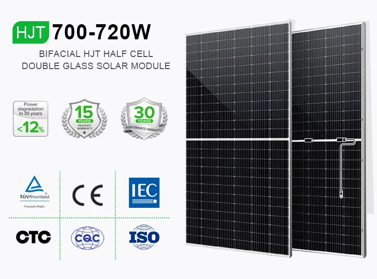 Factory Huasun High Power N Type Hjt Tech Bifacial W W W W