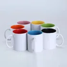 Gift 11oz Wholesale Dishwasher Safe Gift Cup Sublimation Custom Logo Mugs Straight Porcelain Coffee Mug