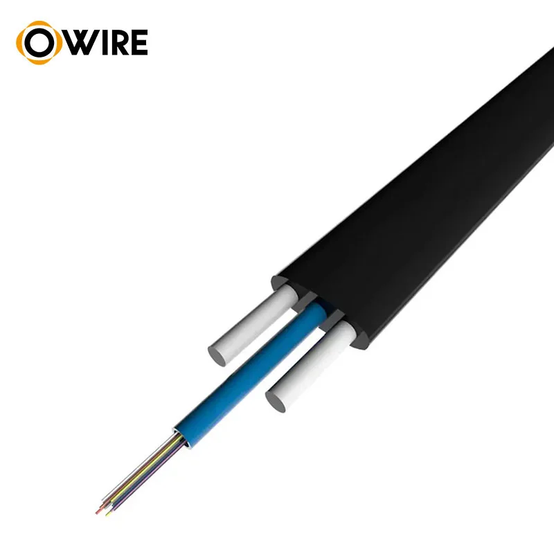 Owire Ftth Outdoor Overhead Single Mode G D Flat Drop Cable