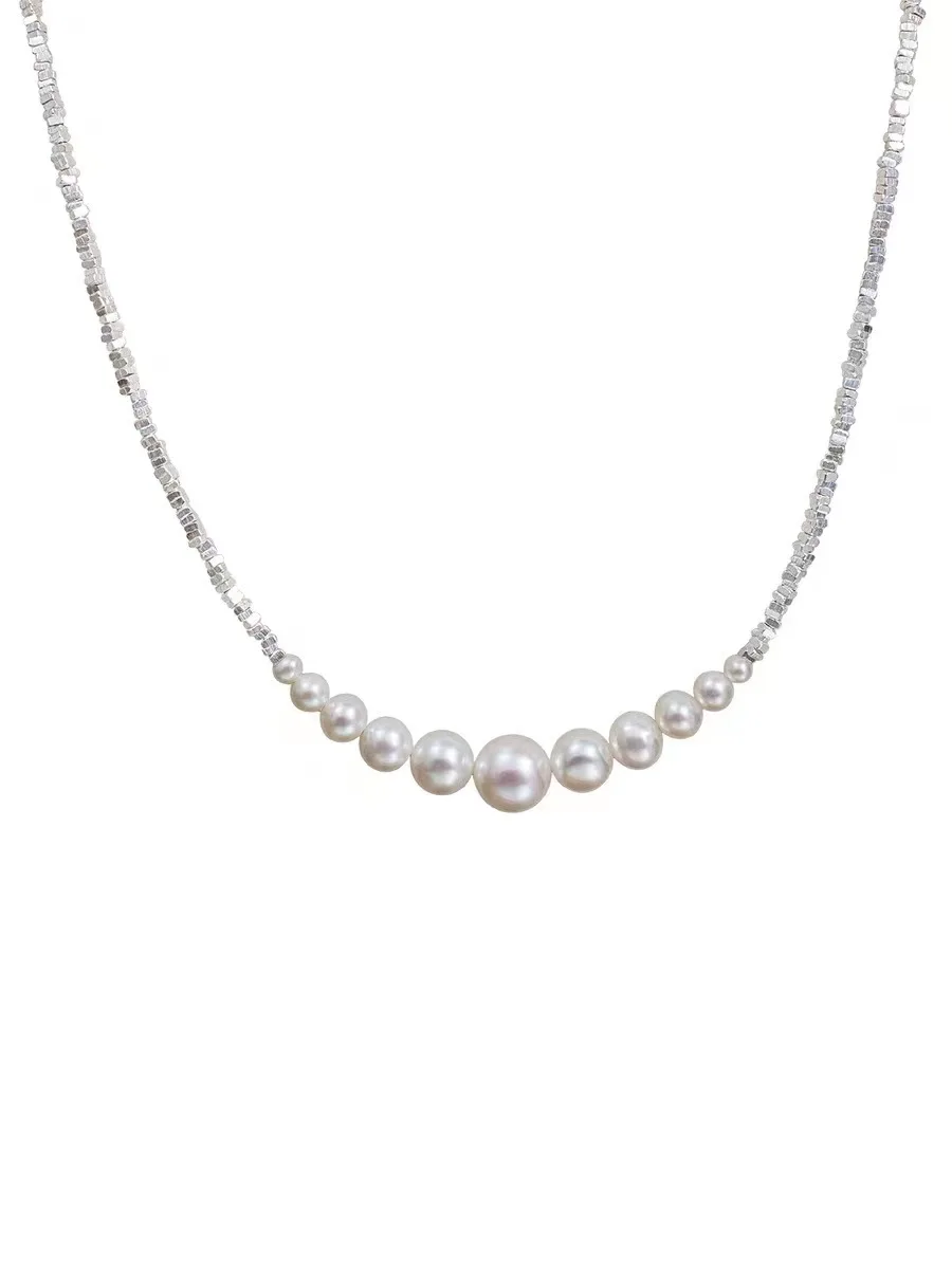 Carline 2024 Elegant Fine Pearls Necklace Minimalist 18k Gold Plated