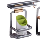 Dish Direct Sales Cheap Multifunctional Aluminum Dish Drainer Racks Storage Holders Dishes For Kitchen