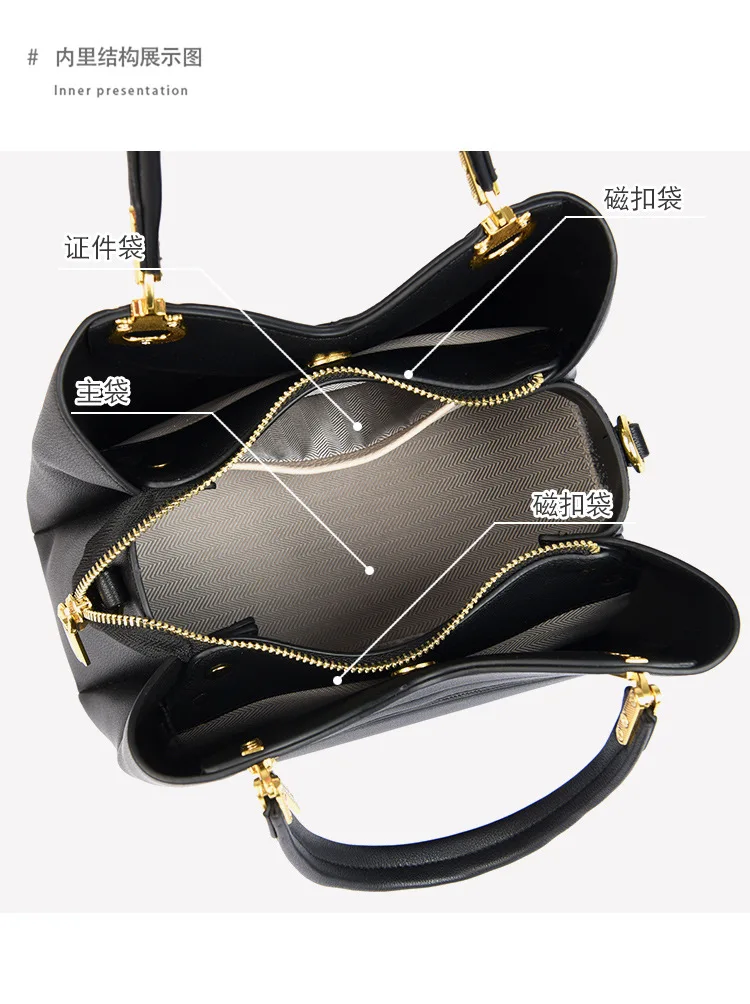 Luxury Designer Pu Leather Tote Shoulder Bags Solid Color Large Capacity Handbag for Women Top Handle Hand Bag Ladies