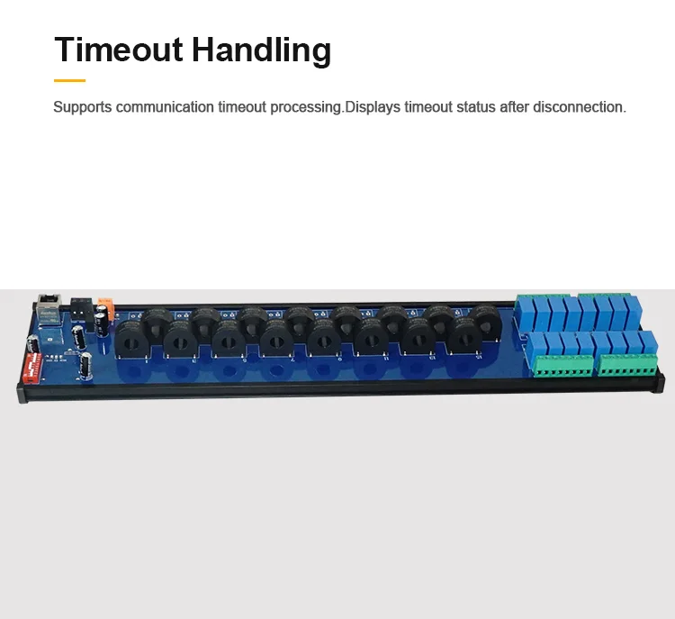 product huaqingjun 12 channel rs485 ethernet ac current voltage transformer detect module modbus rtu modbus tcp acquisition module913-6