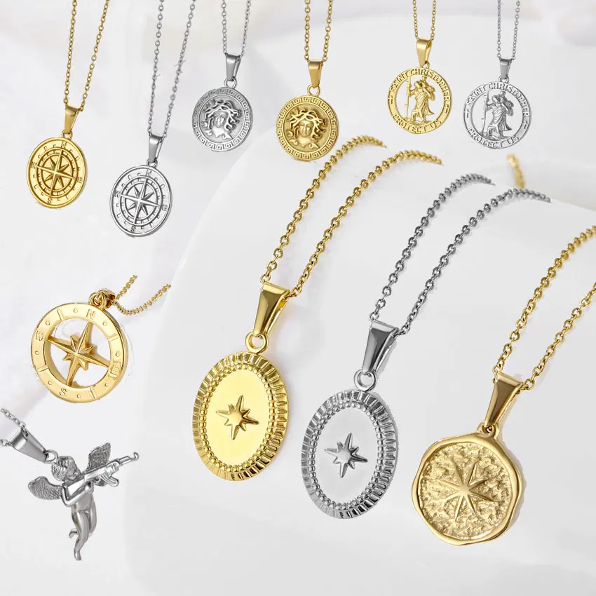 saint necklace charms