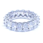 Jewel Diamond Women's Personality Ring Fashion Personality Emerald-Cut Stone Ring Jewel Row Artificial Diamond Ring Women