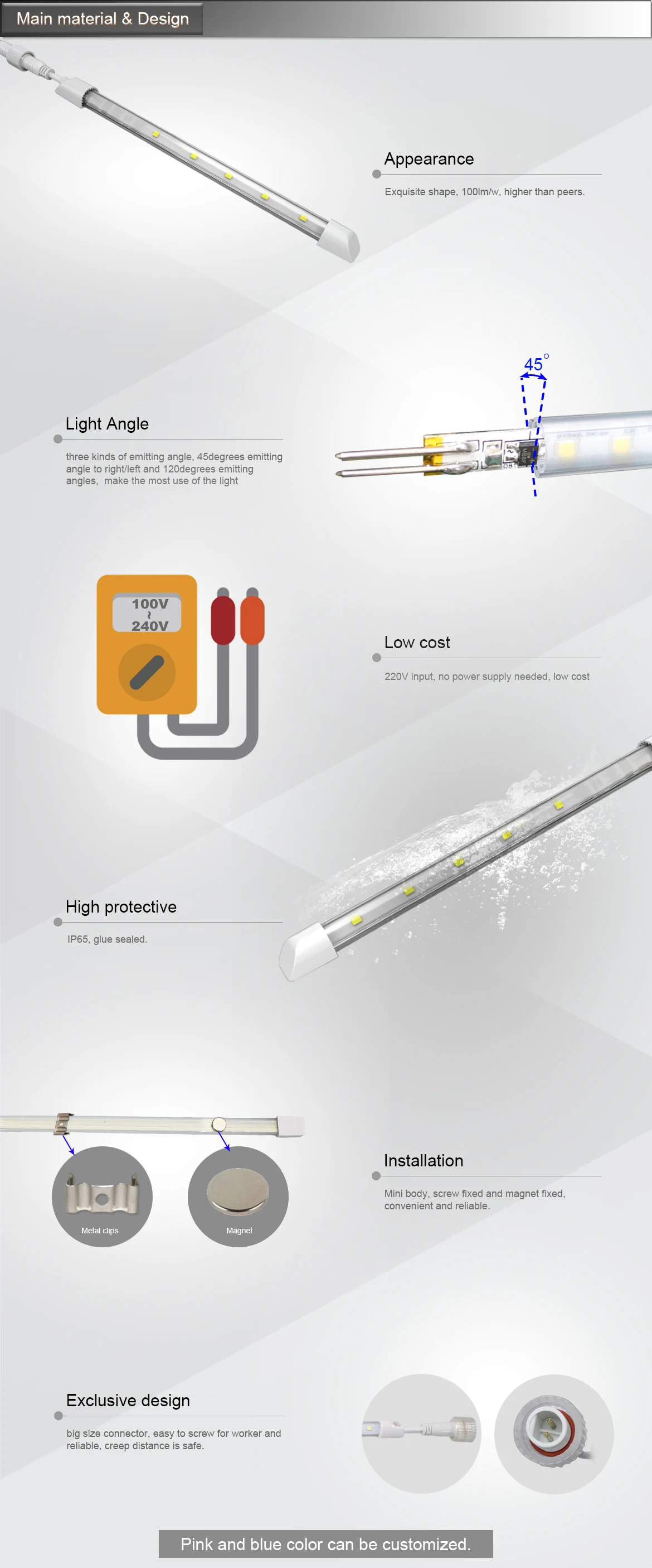 Onn-x3e Energy Efficient Freezer, LED, IP65 - detail 4