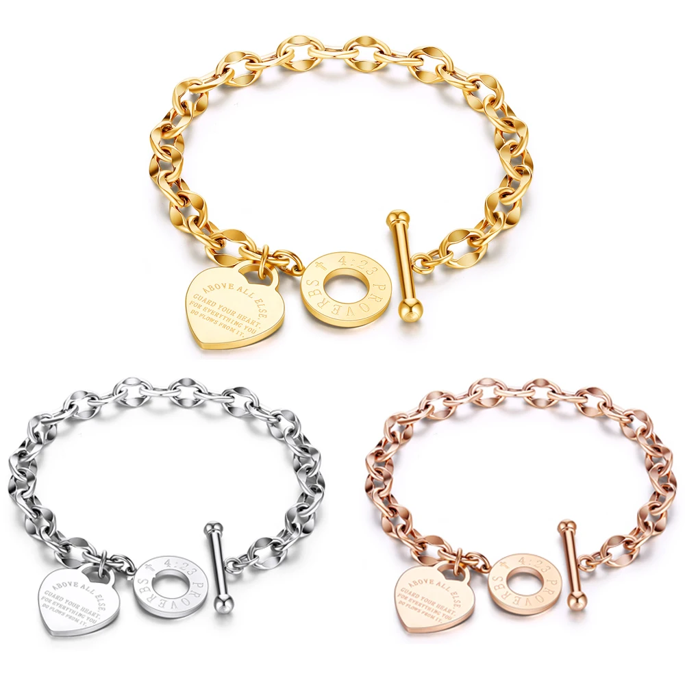 stainless steel charm bracelets wholesale