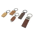Name Manufacture Keychain Popular DIY Custom Design Printed Engraved Laser Name Logo Blank Wooden Keychain