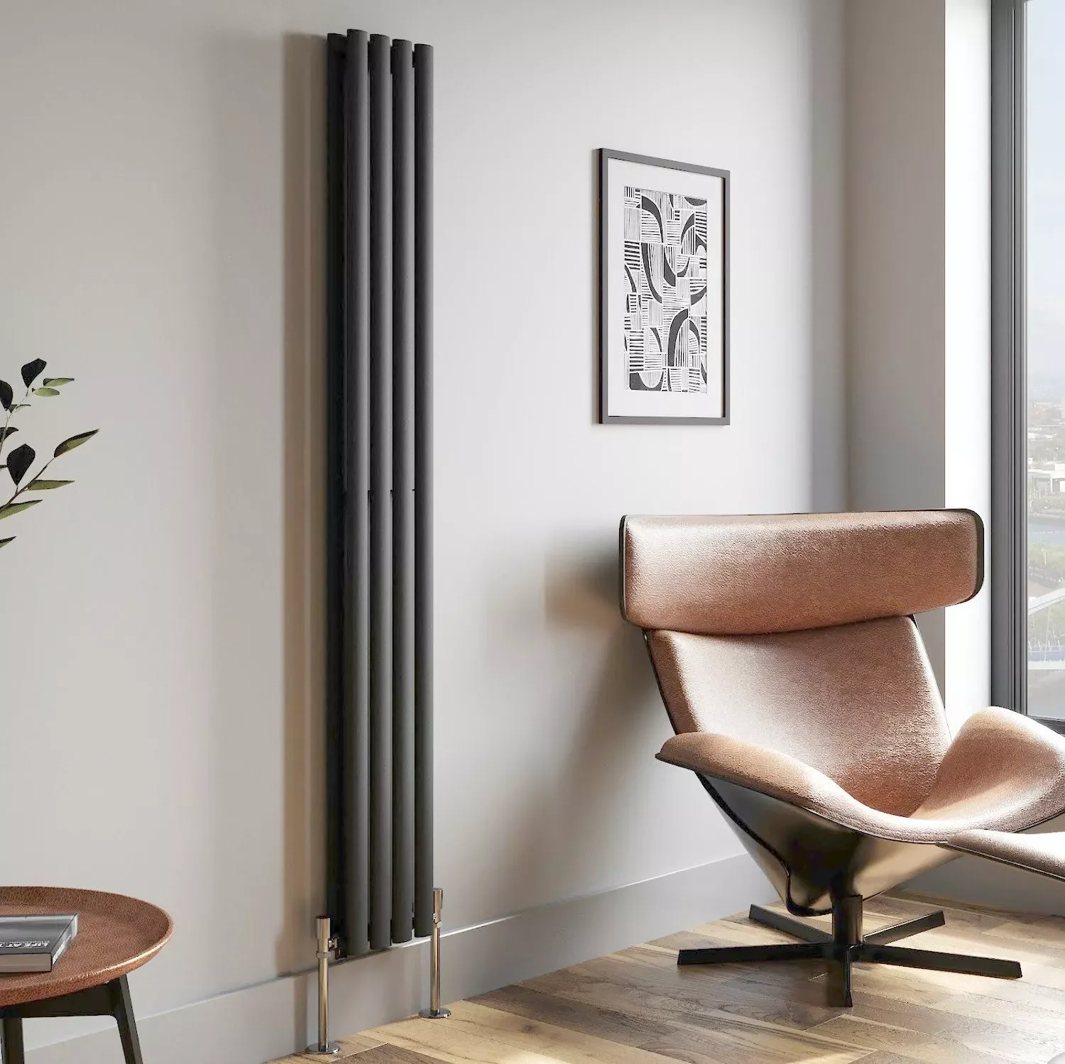 Vertical Designer Radiator, Steel, HVAC - detail 52
