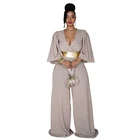 Clothing Sexy Crop Top Stacked Pants 2 Piece Set Summer Tshirt Casual Women Clothing 2 Piece Set