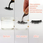 Eyelash Synthetic Eyelashes Wholesale Natural Color Volume False Eyelash Individual Synthetic Fiber Eyelashes